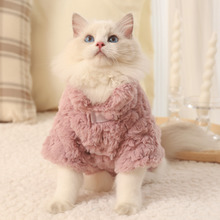 猫咪衣服冬季保暖秋冬宠物防掉毛加绒棉袄猫猫小猫布偶猫冬天冬装