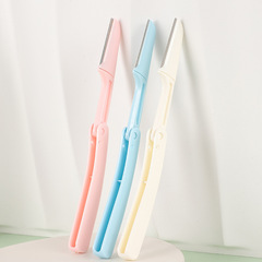 Fodiya Foldable Safety Eyebrow Razor for Beginners, Unisex Eyebrow Shaver Set for Men and Women