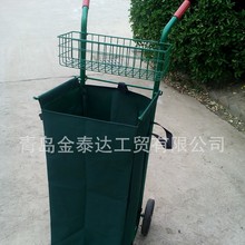 山东厂家供应花园落叶工具车户外打扫车两轮工具车
