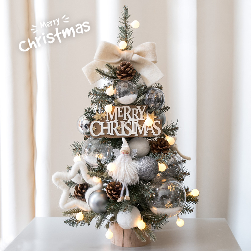 Shengyuan Hot Sale DIY Desktop Set de árbol de Navidad Decoraciones de Navidad Hotel Salón Decoraciones de ventanas domésticas