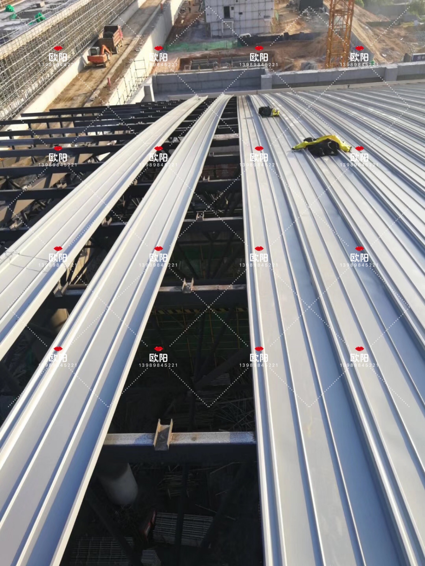 铝镁锰板，铝镁锰金属屋面金属屋面矮立边双锁边直立锁边430型