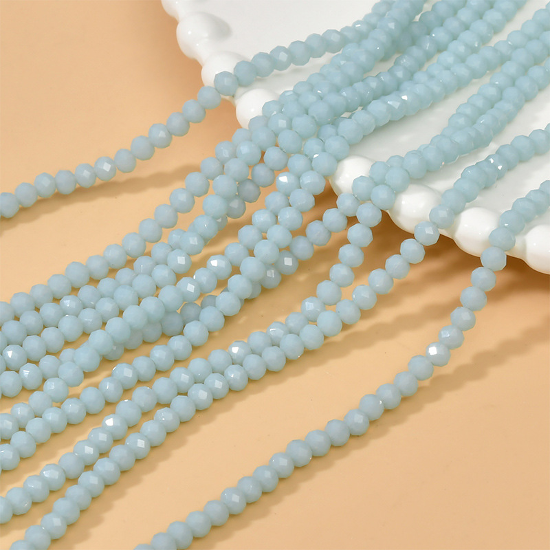 13g Weight Beads Jewelry Making Type DIY Jewelry Accessories Classification 1 Piece Quantity Glass Material Round Pattern Beaded Design Vacation, Simple Style Style 1 Piece Glass Round DIY Jewelry Accessories Beads 10
