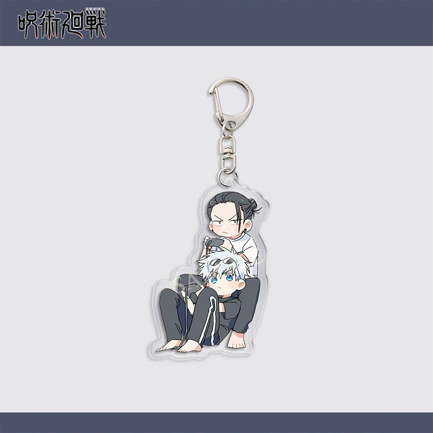 Acrylic Keychain (Jujutsu Kaisen) Cute Cartoon Pendant, Backpack Bag Charm, 9 Colors