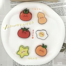 版权INS水果卡通装饰礼品封口夹便签夹pp夹子送学生可爱2元小商品