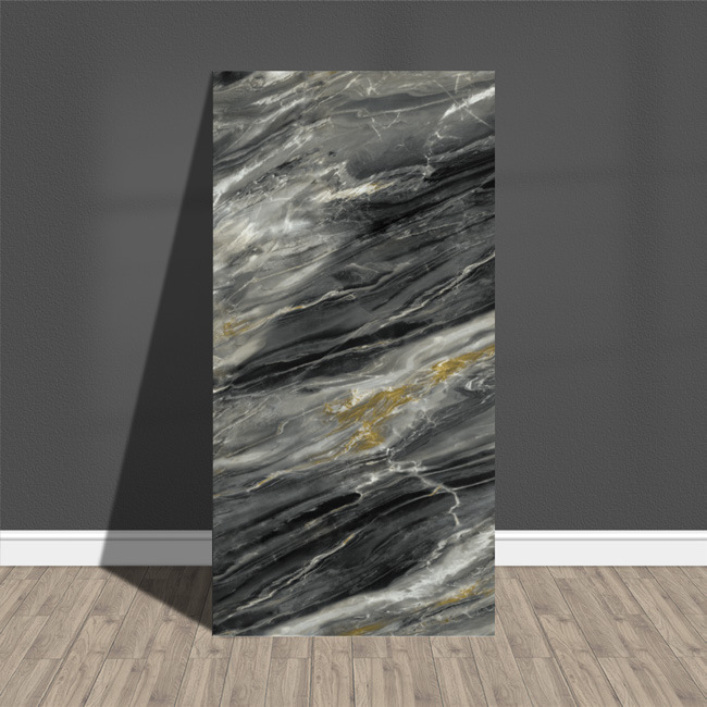 Fábrica de suministro directo de imitación de mármol azulejos de pared autoadhesivo a prueba de agua a prueba de humedad pegatinas de pared suministro transfronterizo placa de plástico de aluminio
