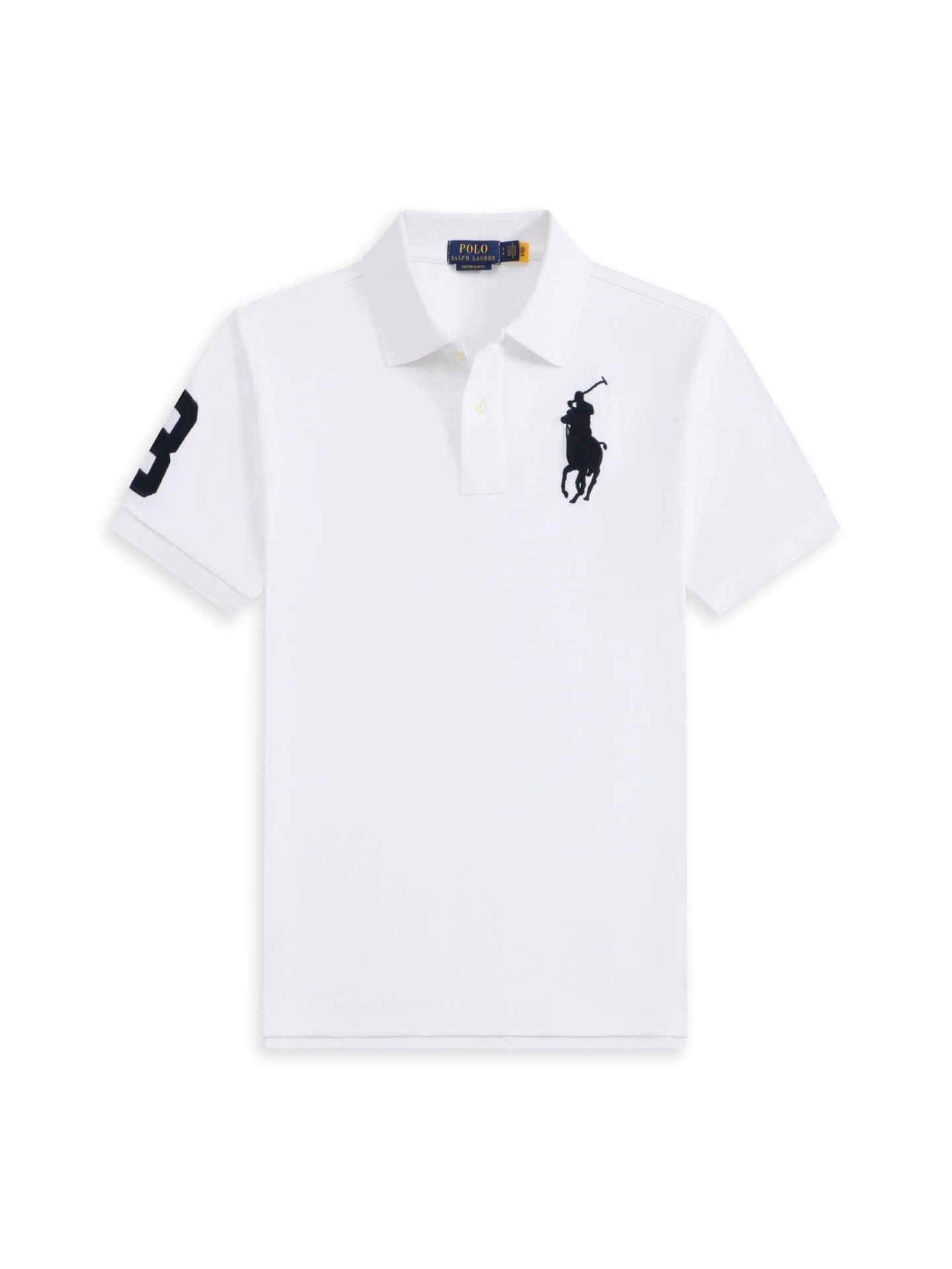POLOWALK hombre logotipo marino bordado polo con solapa de verano nuevo RL suelto casual camiseta de manga corta