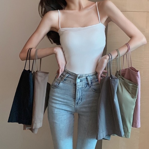 Hot girl beauty back underwear camisole women's inner wear outer wear one-piece fixed Cup with chest pad base tube top wrapped chest Hot girl beauty back underwear camisole women's inner wear outer wear one-piece fixed Cup with chest pad base tube top wrapped chest