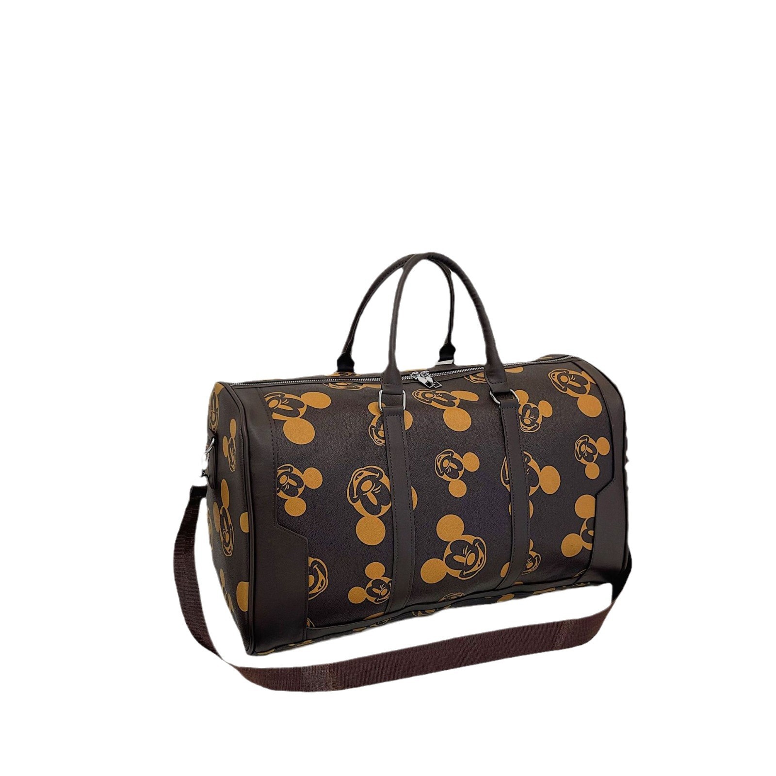 Bolsa de viaje de gran capacidad transfronteriza, bolsa de gimnasio clásica portátil, bolsa de equipaje, bolsa de almacenamiento impermeable, Mickey, venta al por mayor, novedad de 2024