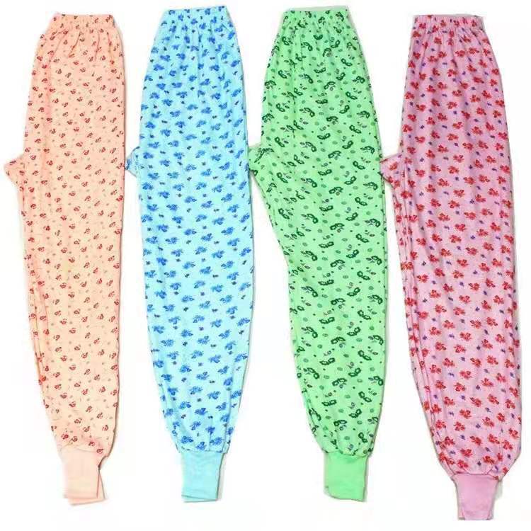 Spring and autumn leggings for middle-aged and elderly women, thin cotton thermal pants with printed patterns, warm pants for seniors, suitable for bulk sales