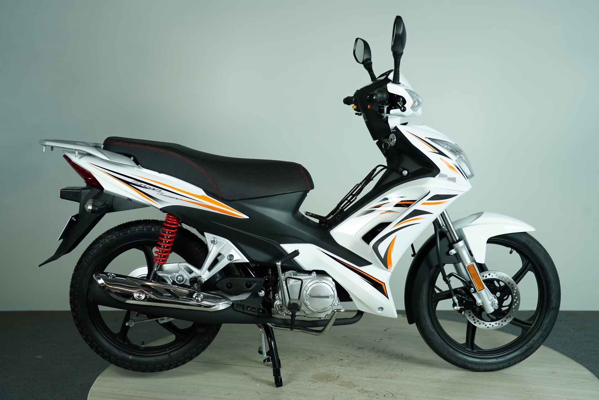 Cross-Border Kavaki Two-Wheeled Fuel-Powered Motorcycle, Vintage Underbone Motorcycle, Kawasaki Fuel-Efficient Two-Wheeler