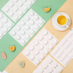 新発売の人気食品グレードシリコン製ムースケーキ型、多連ベーキング、高温耐性、簡単取り外し、デザート用