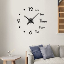 Function Minimalist Wall Clock Modern Diy Wall Clock 3d Deco