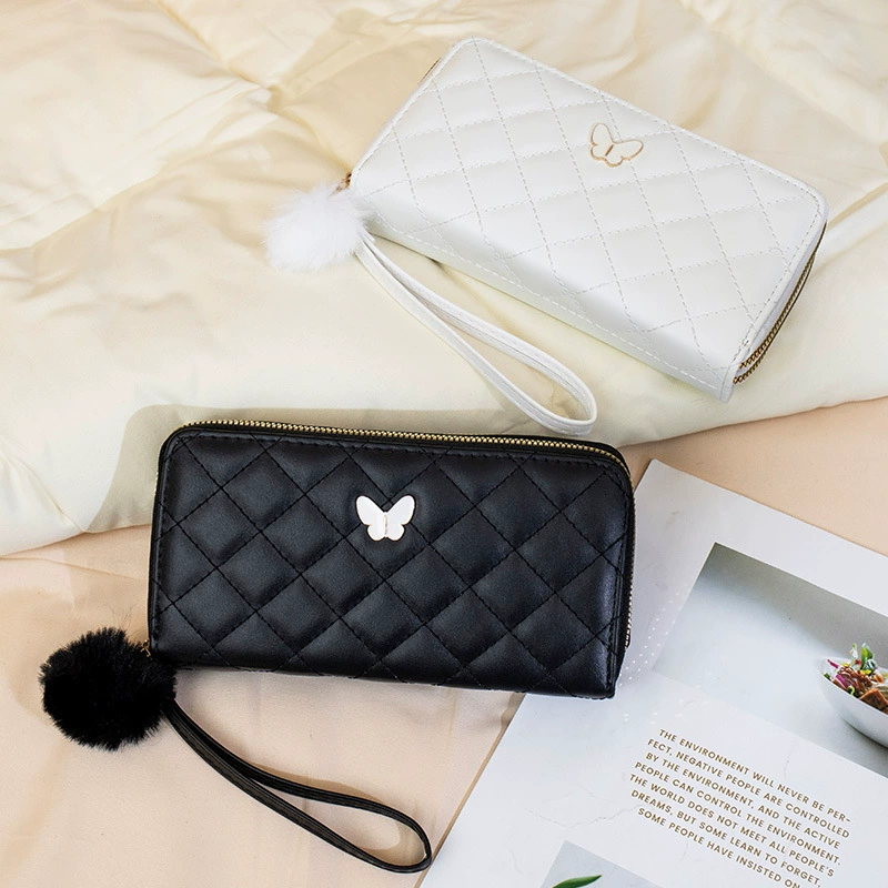 Ретро модный длинный кошелек, маленькая сумка, стиль Chanel