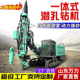 履带一体式潜孔钻机深度打桩大型工程液压潜孔钻机岩石打孔钻孔机