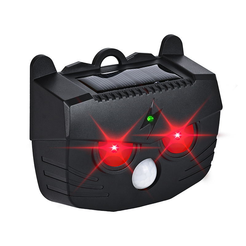 Repelente de ratones solar, repelente de animales totalmente automático, repelente de pájaros ultrasónico inteligente, repelente de serpientes, fábrica de origen