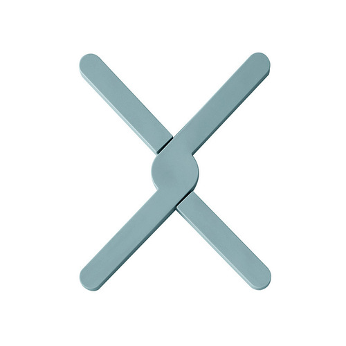 X-shaped creative foldable heat insulation mat for home kitchen, pots, pans, cups, and plates, anti-scald, high-temperature resistant silicone, non-slip dining table mat