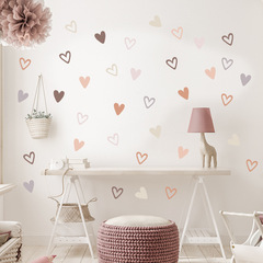 Love bohemian ins style boho self-adhesive wall sticker new heart-shaped decorative sticker BR32118-BR32121