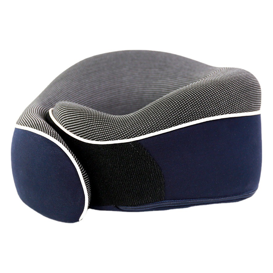 Nuevo almacenamiento transfronterizo de almohada de presión cero espuma de memoria de viaje almohada en forma de U máscara de ojo caja de regalo en stock traje image 1