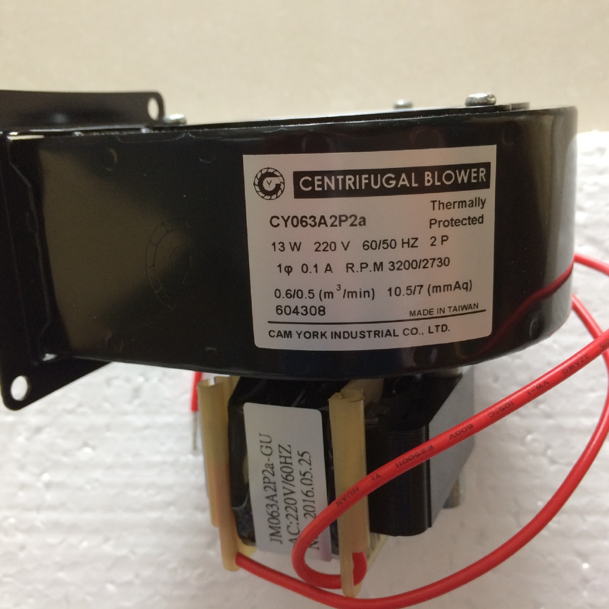 《有代理证》 原装全新台湾建煜风机 CAM YORK    CY180