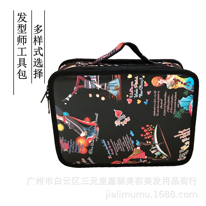 Peluquería kit estilista especial multi-funcional tijeras bolsa de Barbero bolsa de almacenamiento de herramientas portátil eléctrica Clipper bolsa