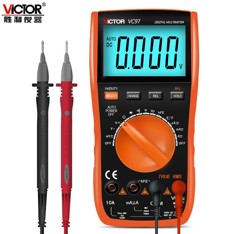 VICTOR胜利万用表VC97/17/18B/A自动量程万能表数显式电工多用表