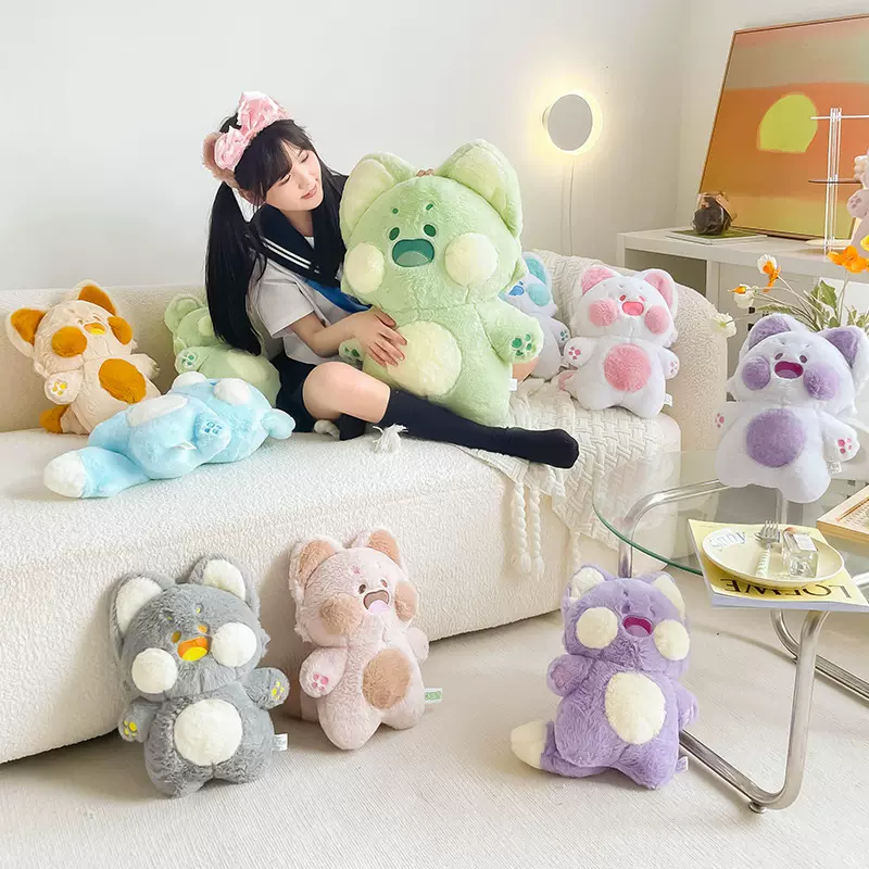 哆小屁品牌嘟嘟喵正版公仔可爱猫咪天使嘟嘟猫玩偶娃娃抱枕工厂