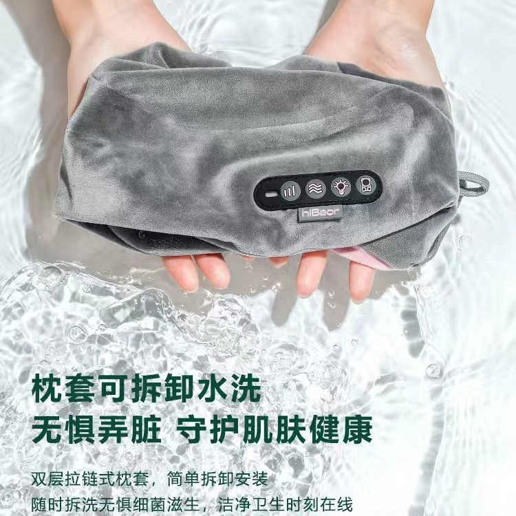 家庭用C型頚椎マッサージ器電動揉み多機能携帯オフィス昼寝首肩マッサージ枕|undefined
