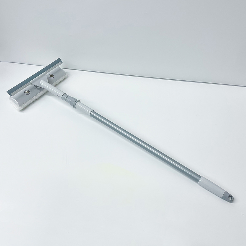 Glass Scraper 2-in -1 Multifunctional Window Wiper Soft Glue Household Bathroom Double-sided Glass Wiper Cleaning Tool