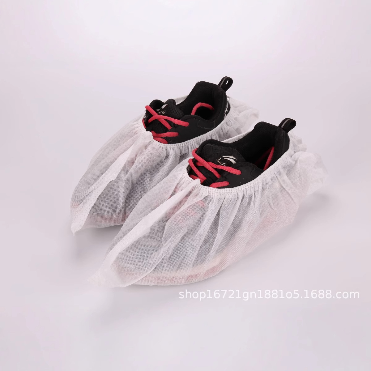 Source Factory Customized Full Rib and Half Rib Protective Printed Texture, Weight, Color, Inner and Outer Packaging Non-Woven Shoe Covers