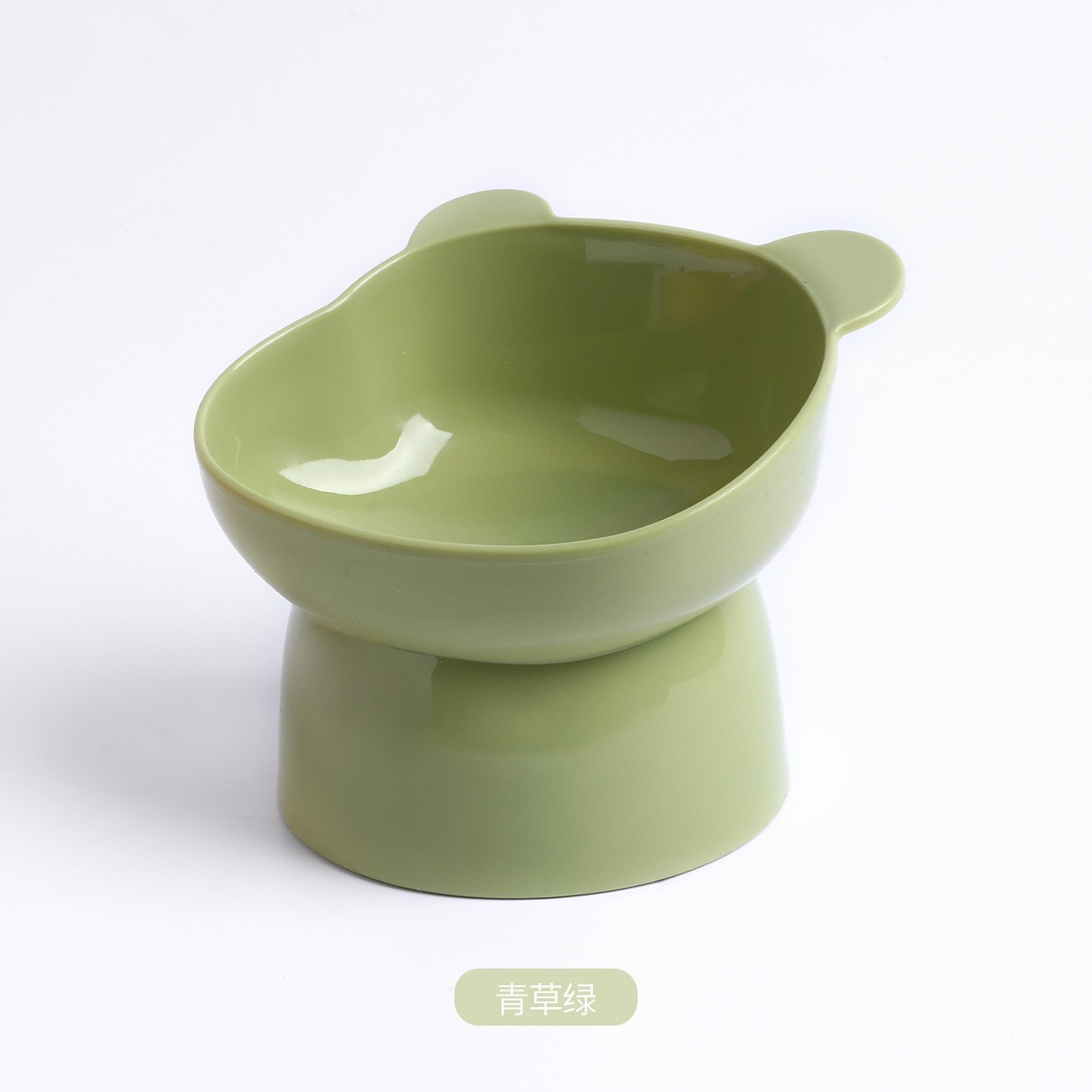 곰돌이 얼굴 산뜻한 그린 (단품)