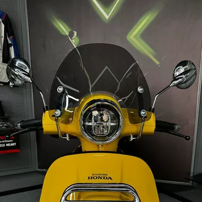 Motorcycle front windshield | Windshield Modification Accessories Rain - 25-models-brown-height-28cm-single-board-original-car-bracket-installation