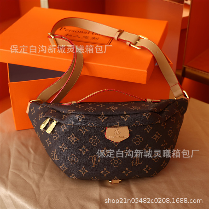 Moda retro bolso de la cintura para las mujeres estilo coreano 2023 primavera nuevo estilo coreano bolsa de pecho de gran capacidad bolsa de moda bolsa de mensajero del hombro para las mujeres