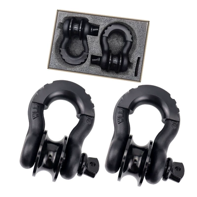 Other Car Modifications | 3/4 shackle wholesale multi-color - matte-black-pack-of-two