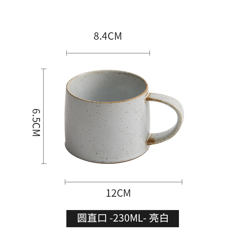 Tazas de café retro, tazas de cerámica, tazas de té de la tarde, tazas de alta calidad, tazas de marca, tazas de regalo para parejas de alto valor