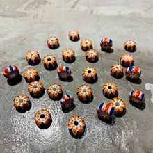 进口尼泊尔手工DIY老琉璃雪弗莱散珠半成品手链项链耳环配件散珠