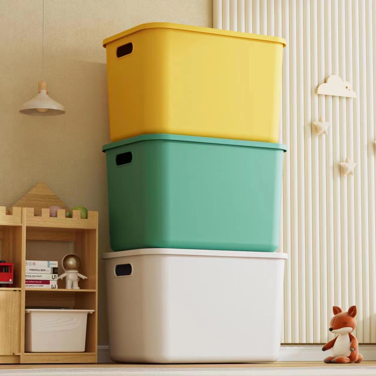 Desktop Storage Box storage box household snacks living room toys bedroom dormitory wardrobe clothes plastic storage box