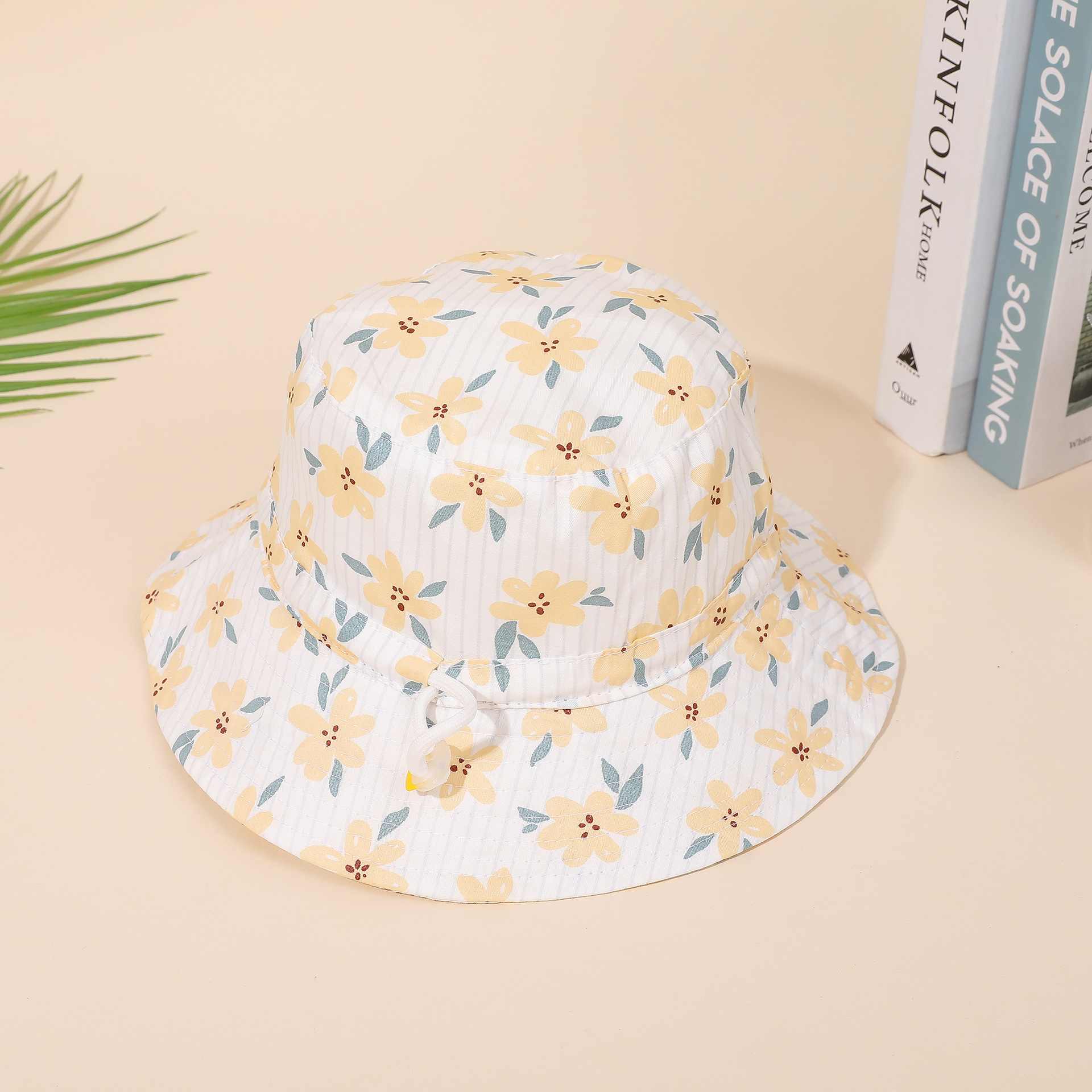 Sombrero DE LOS NIÑOS primavera y verano lindo pequeño floral dama princesa sombrero fino sol-prueba pescador sombrero bebé niña sol sombrero image 1