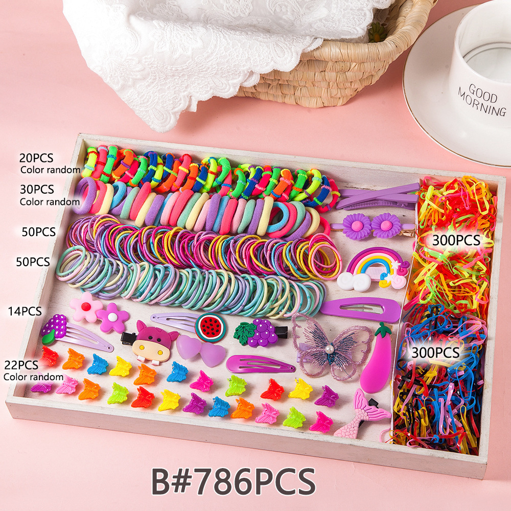 Caja de regalo para niños Jewelry Set linda niña pequeña regalo de cumpleaños princesa cabello cabello cuerda caja de joyería de alta gama