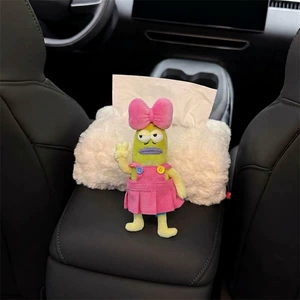 Car tissue box, car tissue holder, car paper bag, in-car hanging bag, creative seat decoration, hanging armrest box