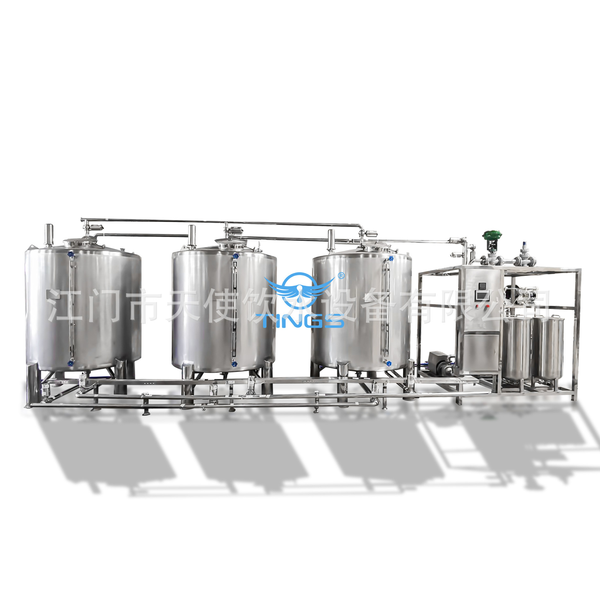 厂家供应整套等压常温果汁饮料灌装机全自动三合一灌装机颗粒果汁