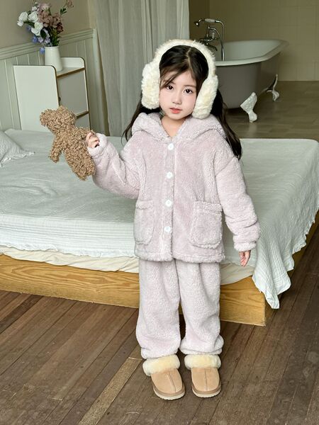 Children's demi-season flannel pijama
