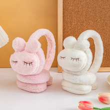 新款韩版毛绒儿童耳套 保暖耳罩女冬季可爱创意兔子耳暖耳包