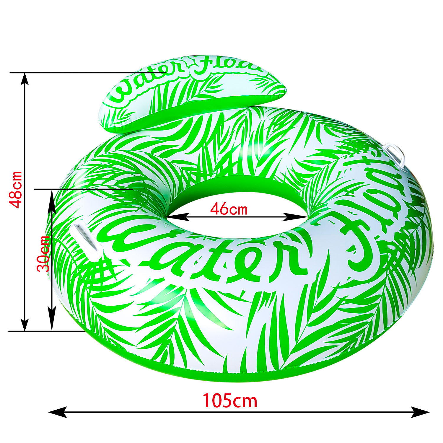 Nuevos productos transfronterizos de impresión para adultos anillo de natación de dibujos animados para niños anillo de frutas engrosado anillo de salvavidas anillo flotante inflable