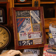 岁月无言贴纸包复古年代感儿童不干胶贴纸手账装饰素材手机壳贴画