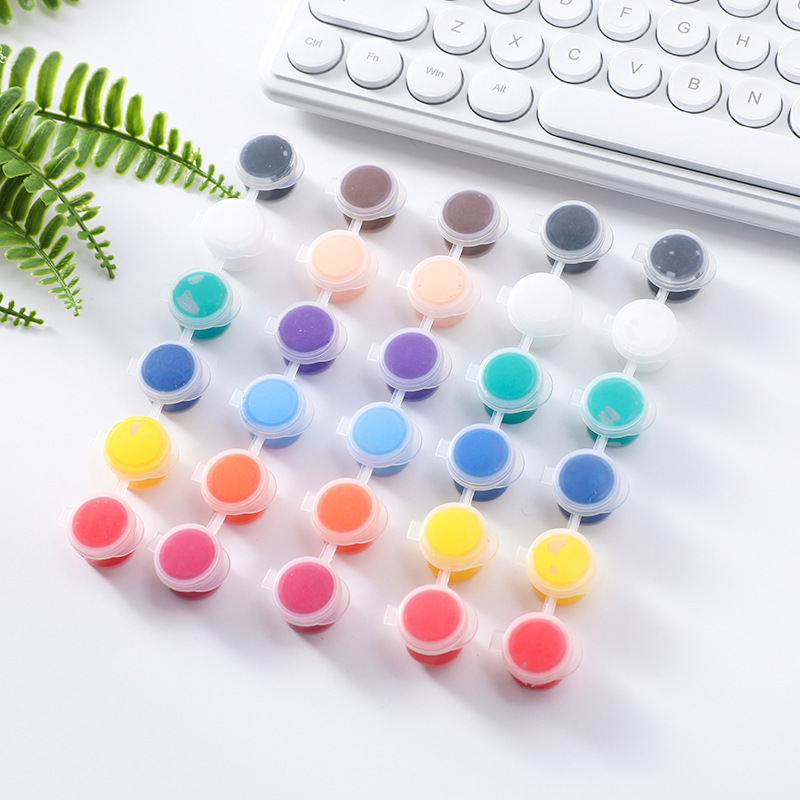 Children's 6-Piece Paint Set DIY Painting Graffiti Art Coloring Acrylic Paint Set Plaster