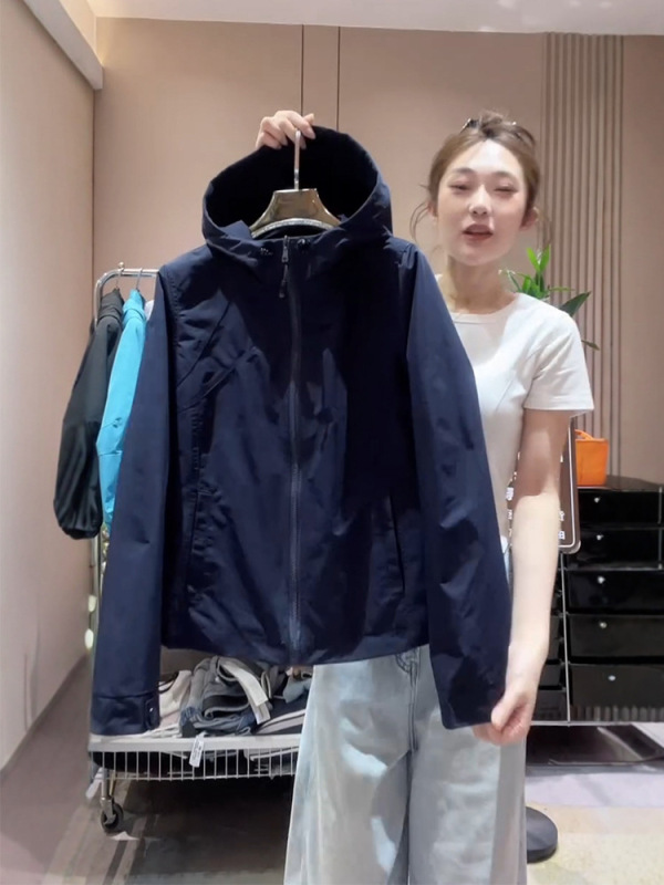 春夏薄款外套女短款小个子上衣新款女装收腰风衣夹克软壳时尚|undefined