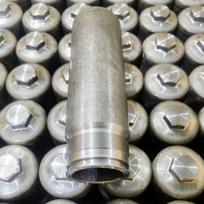 冷挤压套筒 挤压式钢筋连接 高压管路过滤器液压马达套筒加工