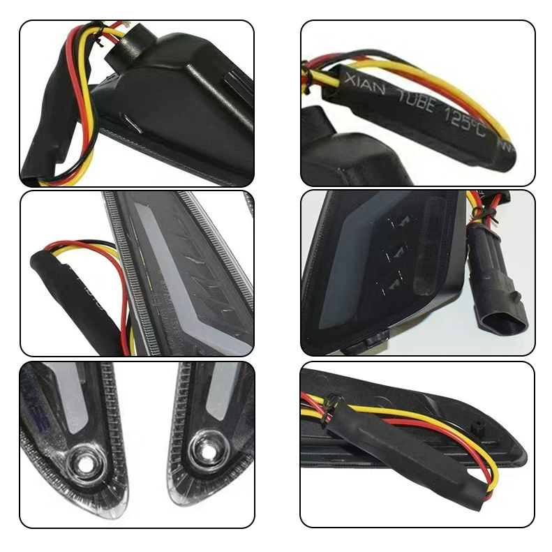 Motorcycle modification turn signal rear tail light warning light suitable for Vespa Sprint 50 150 daytime running light