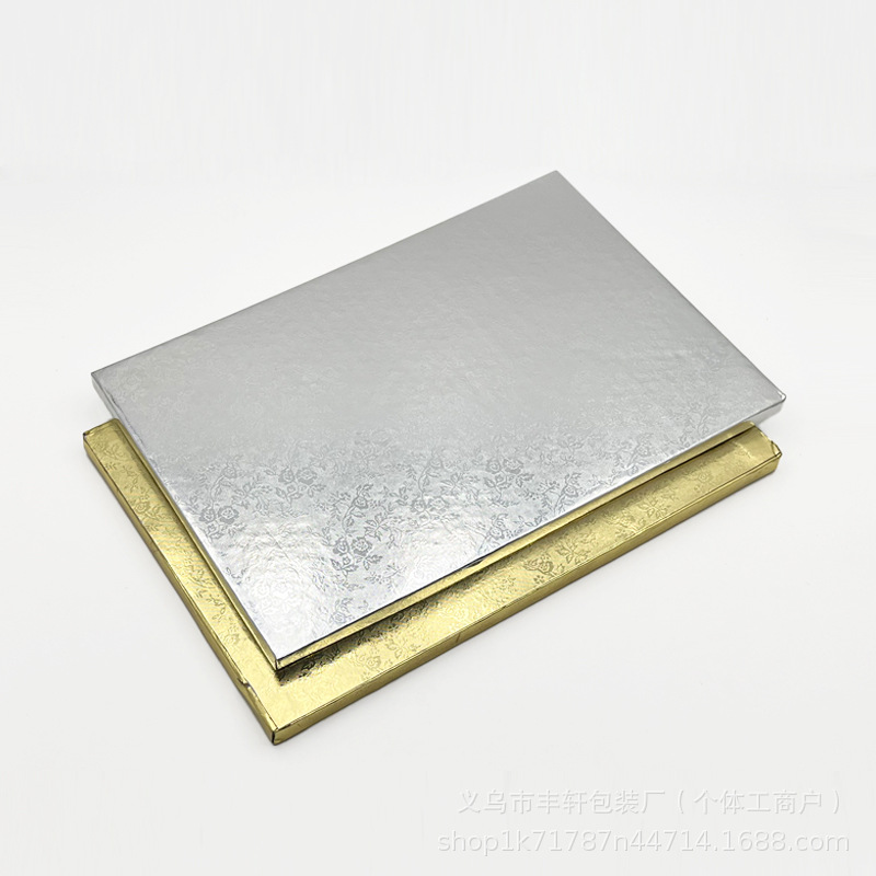 Tablero de pastel de cumpleaños comercio exterior transfronterizo tambores de pastel base de pastel corrugado 12mm almohadilla de papel de panal