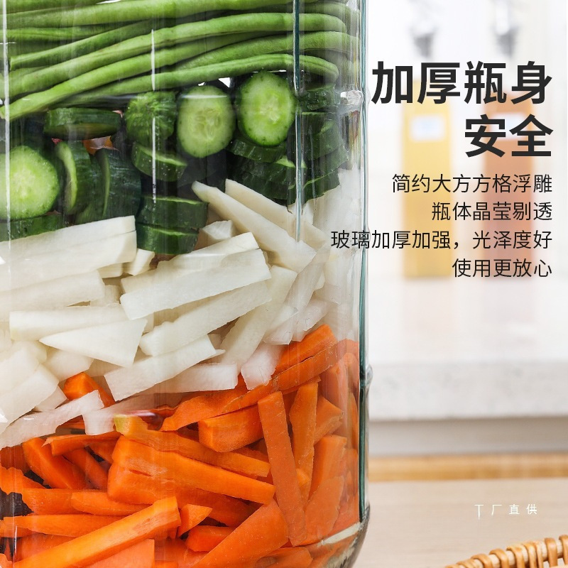 新款家用泡酒玻璃瓶带龙头酵素桶酿酒容器10斤20斤密封罐酒坛泡菜|undefined